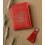 Подарочный набор кожаных аксессуаров Коралл купить в интернет магазине подарков ПраздникШоп