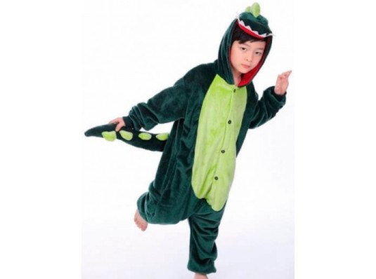Детская пижама-кигуруми ""Динозавр", 120 см купить в интернет магазине подарков ПраздникШоп