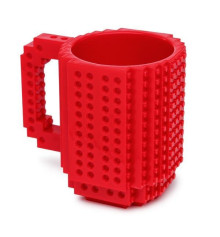 Кружка Лего конструктор (красная) купить в интернет магазине подарков ПраздникШоп