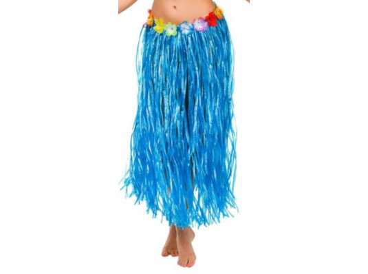 Гавайська спідниця, синя (75 см.) купить в интернет магазине подарков ПраздникШоп