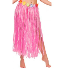Гавайская юбка, розовая (75 см.) купить в интернет магазине подарков ПраздникШоп