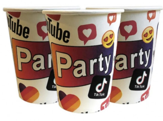 Паперові склянки Соціальні Мережі купить в интернет магазине подарков ПраздникШоп