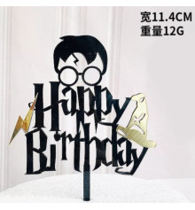 Топпер для торта Happy Birthday (Гарри Поттер) купить в интернет магазине подарков ПраздникШоп