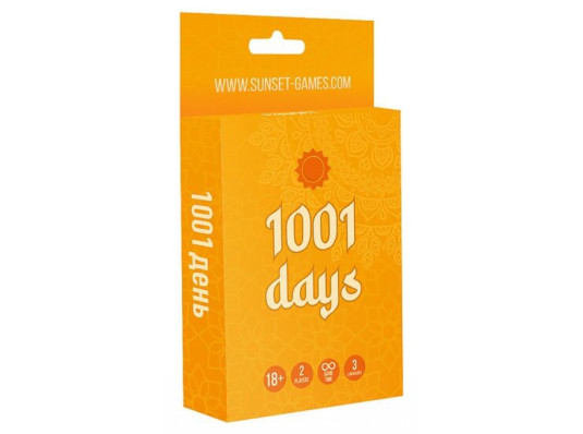 Эротическая игра для пар «1001 Days» купить в интернет магазине подарков ПраздникШоп