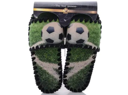 Чоловічі фетрові капці "Футбол" купить в интернет магазине подарков ПраздникШоп