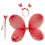 Набор Бабочки Карнавальный 50х40см (красный) купить в интернет магазине подарков ПраздникШоп