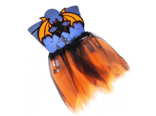 Набор детский на Хэллоуин "Летучая мышь", юбка и маска купить в интернет магазине подарков ПраздникШоп