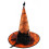 Шляпа ведьмы с черной розой оранжевая купить в интернет магазине подарков ПраздникШоп