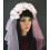 Украшение на голову Хэллоуин Кровавая невеста купить в интернет магазине подарков ПраздникШоп