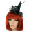 Шляпка Ведьмы на обруче (чёрная) купить в интернет магазине подарков ПраздникШоп