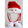 Шапка Санта Клауса с подсветкой и поднимающимися усами