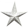 Декор новогодний подвесной Звезда 60см белая