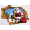 Интерьерная наклейка Санта Клаус купить в интернет магазине подарков ПраздникШоп