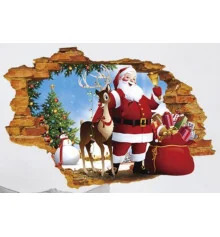Інтер'єрна наклейка Санта Клаус купить в интернет магазине подарков ПраздникШоп