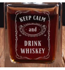 Графин "Keep calm and drink whiskey" купить в интернет магазине подарков ПраздникШоп