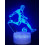3D Светильник сенсорный Футболист купить в интернет магазине подарков ПраздникШоп