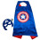 Маскарадный плащ с маской Капитан Америка купить в интернет магазине подарков ПраздникШоп