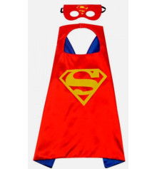 Маскарадный плащ с маской Супермен купить в интернет магазине подарков ПраздникШоп