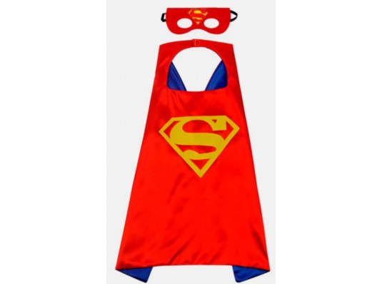 Маскарадный плащ с маской Супермен купить в интернет магазине подарков ПраздникШоп