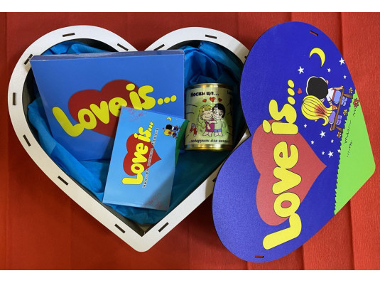 Подарунковий набір "Love is" для неї купить в интернет магазине подарков ПраздникШоп