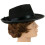 Шляпа гангстерская черная купить в интернет магазине подарков ПраздникШоп