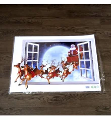 Интерьерная наклейка NG Санта ХН7229 50х70см купить в интернет магазине подарков ПраздникШоп