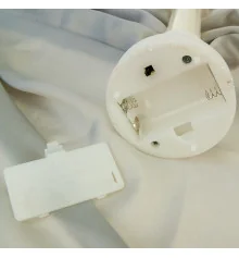 Свеча LED в подсвечнике L24см (белая) купить в интернет магазине подарков ПраздникШоп