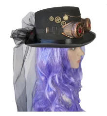 Шляпа Стимпанк Леди Механика 11424 купить в интернет магазине подарков ПраздникШоп