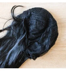 Парик Ровный длинный 80см (черный) купить в интернет магазине подарков ПраздникШоп