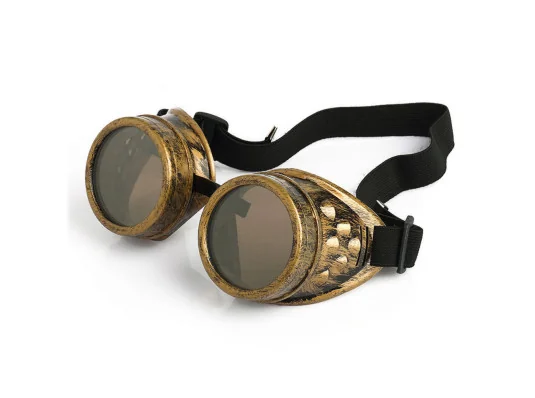 Очки Стимпанк Гогглы Премиум (бронза антик) купить в интернет магазине подарков ПраздникШоп
