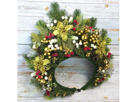 Корона 52202 Лесная Фея (золотая) купить в интернет магазине подарков ПраздникШоп