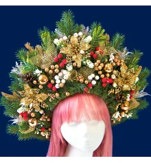 Корона 52202 Лесная Фея (золотая) купить в интернет магазине подарков ПраздникШоп