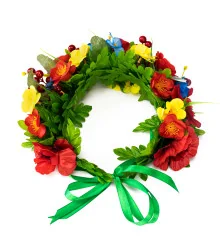 Украинский Купальский венок Василина 12888 купить в интернет магазине подарков ПраздникШоп