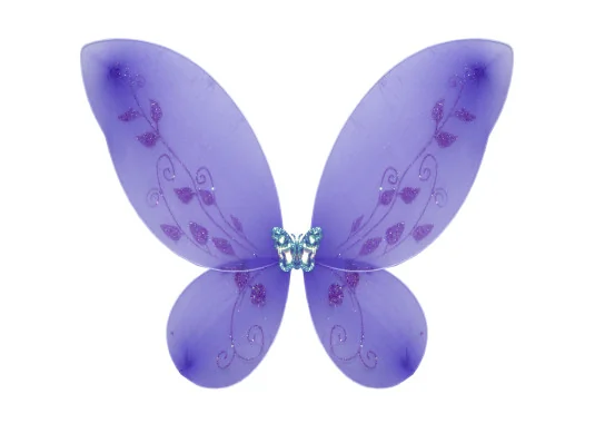 Крылья Бабочки 40х40см средние (фиолетовые) купить в интернет магазине подарков ПраздникШоп