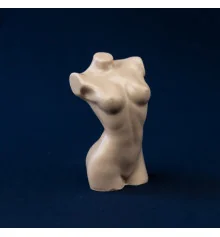 Оригинальный подарочный силуэт Женский из мыла 65г 12649 (кофейный) купить в интернет магазине подарков ПраздникШоп