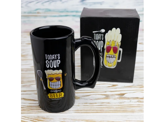 Пивная кружка Today's soup BEER 12724 купить в интернет магазине подарков ПраздникШоп