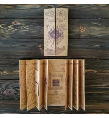 Карта мародеров Гарри Поттер Премиум купить в интернет магазине подарков ПраздникШоп