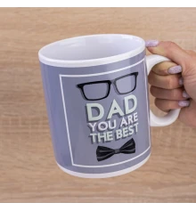 Кухоль Гігант Папа, ти найкращий - Dad you are the best купить в интернет магазине подарков ПраздникШоп