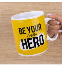 Кухоль Гігант Будь своїм власним героєм - Be your own hero купить в интернет магазине подарков ПраздникШоп