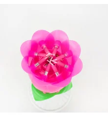 Свеча для торта FLOWER музыкальная 14см купить в интернет магазине подарков ПраздникШоп