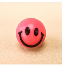 Мячик попрыгунчик 32мм Смайлик (уп. 100 шт) купить в интернет магазине подарков ПраздникШоп