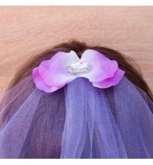 Фата Невесты на девичник Classic (лавандовая) купить в интернет магазине подарков ПраздникШоп