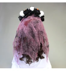 Украшение на голову Хэллоуин Катрина 12889 (розовый) купить в интернет магазине подарков ПраздникШоп