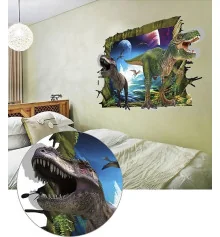 Интерьерная наклейка ZOO Мир Динозавров AY9265 90х60см купить в интернет магазине подарков ПраздникШоп
