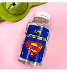 Конфеты в банке Для супермена купить в интернет магазине подарков ПраздникШоп