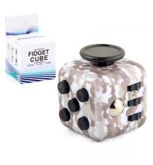 Кубик антистресс Fidget Cube милитари (серый) купить в интернет магазине подарков ПраздникШоп