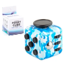 Кубик антистресс Fidget Cube милитари (голубой) купить в интернет магазине подарков ПраздникШоп