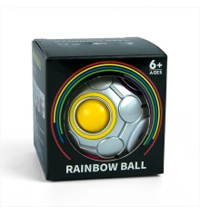 Головоломка антистресс 3D Пятнашки IQ Rainbow Ball (серебро) купить в интернет магазине подарков ПраздникШоп