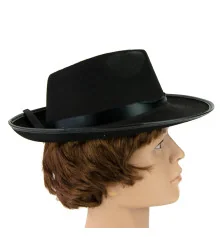 Шляпа Мужская фетр (черная) купить в интернет магазине подарков ПраздникШоп