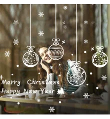 Интерьерная наклейка NG Зимние узоры Шарики 60х45 ABQ6003 купить в интернет магазине подарков ПраздникШоп